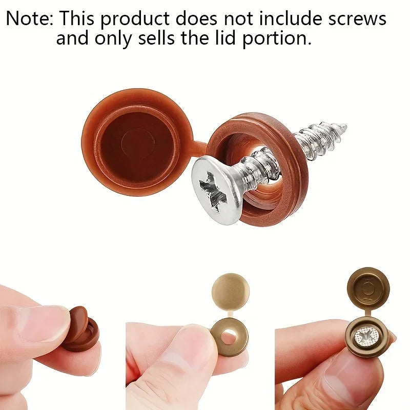Practical Hinged Plastic Screw Fold Plugs