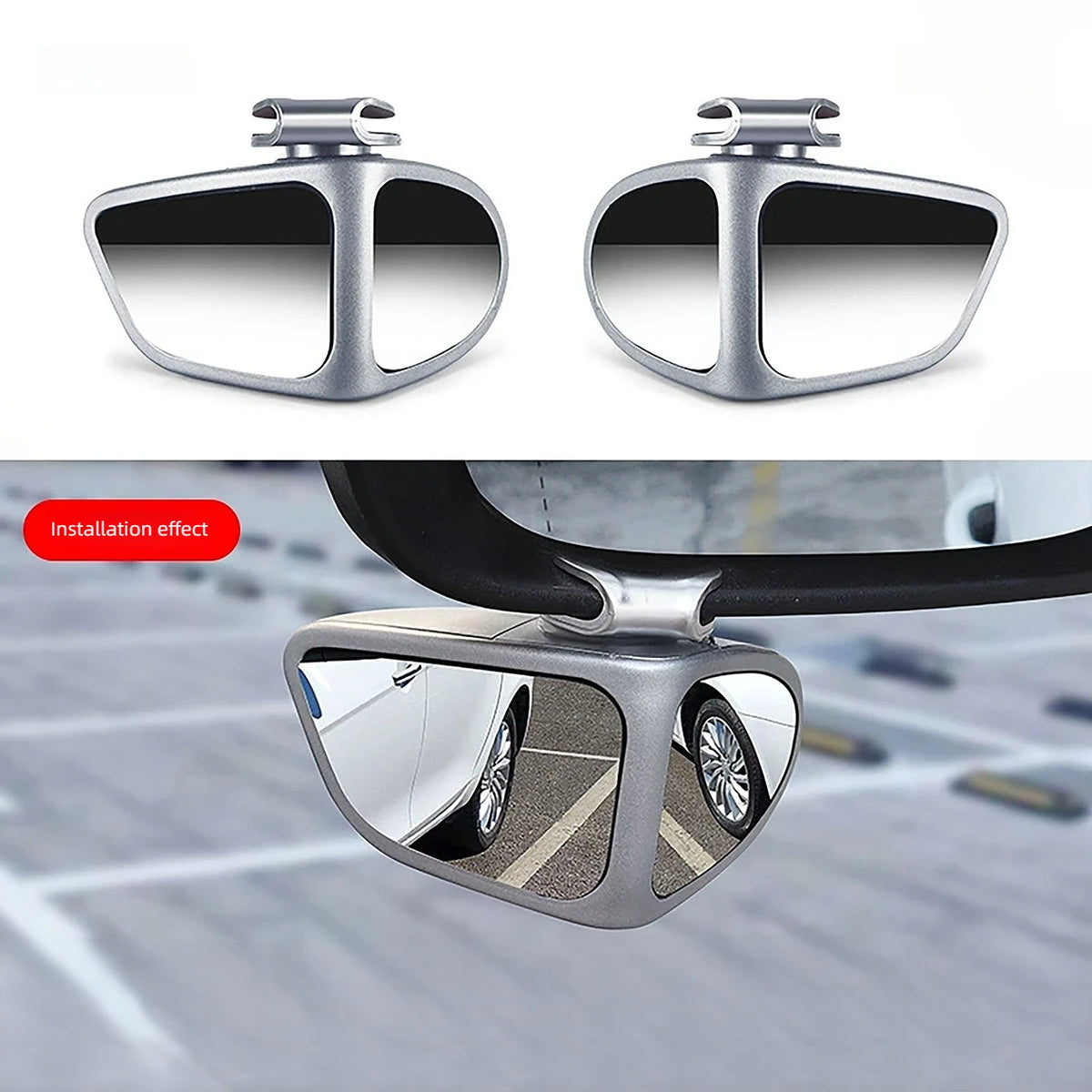 Car Rearview Mirror Blind Spot Mirror Front and