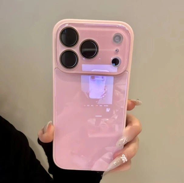 Luxury Candy Color Tempered Glass Camera
