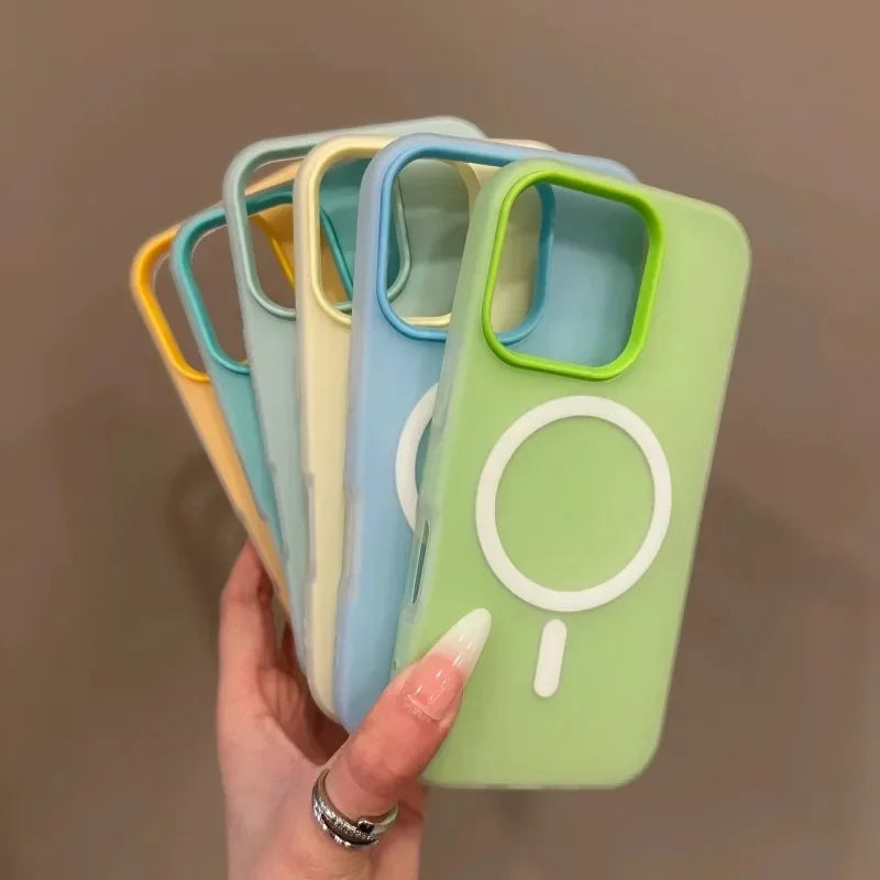 Luxury Candy Color 2 IN 1 For Magsafe Case