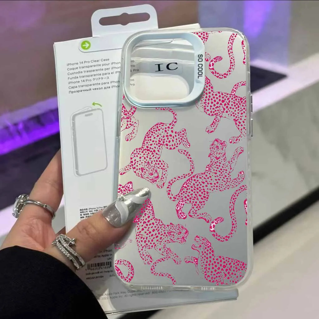 Cool Black And Pink Leopard Print Case For Honor