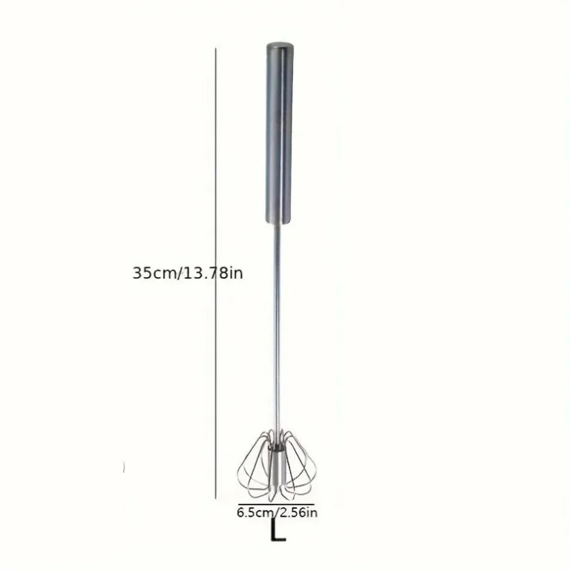 Stainless Steel Egg Beater Durable Semi - Automatic