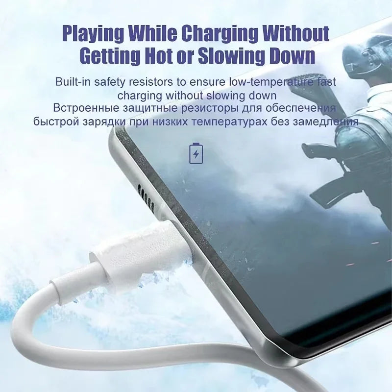 100W 6A Super Fast Charger Cable USB