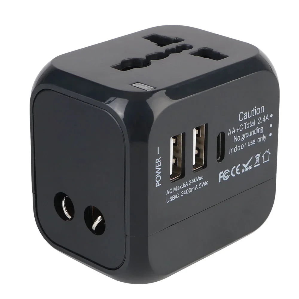 All - in - One Wall Travel Charger Adapter - US EU UK