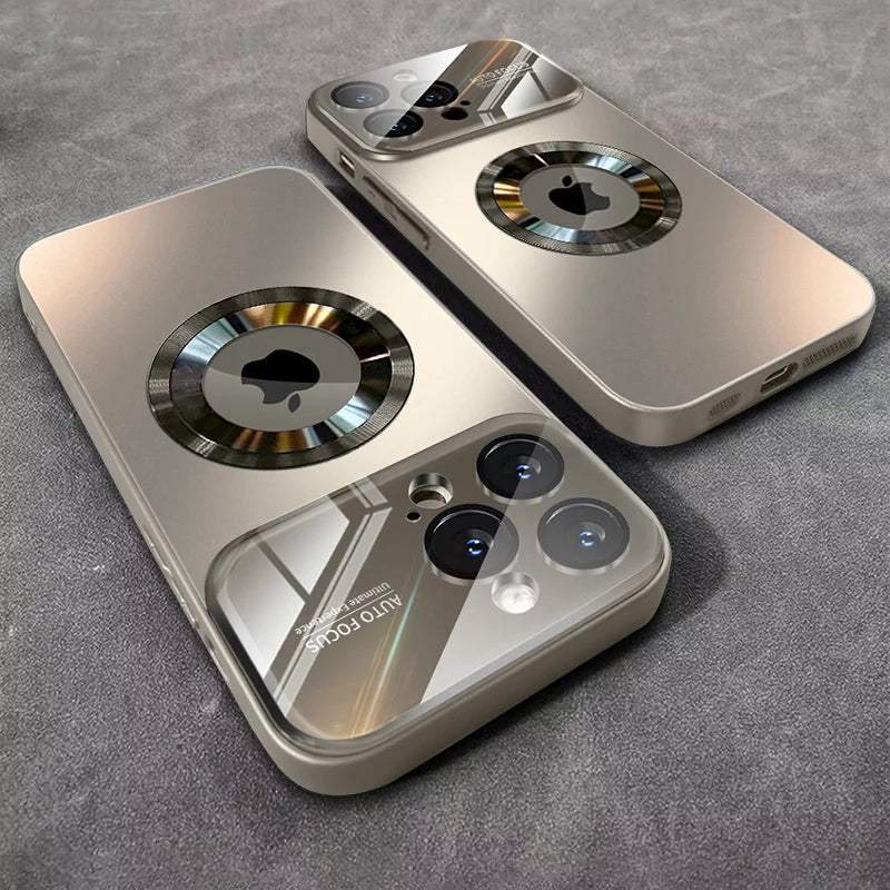 Verre de luxe pour caméra magnétique MagSafe