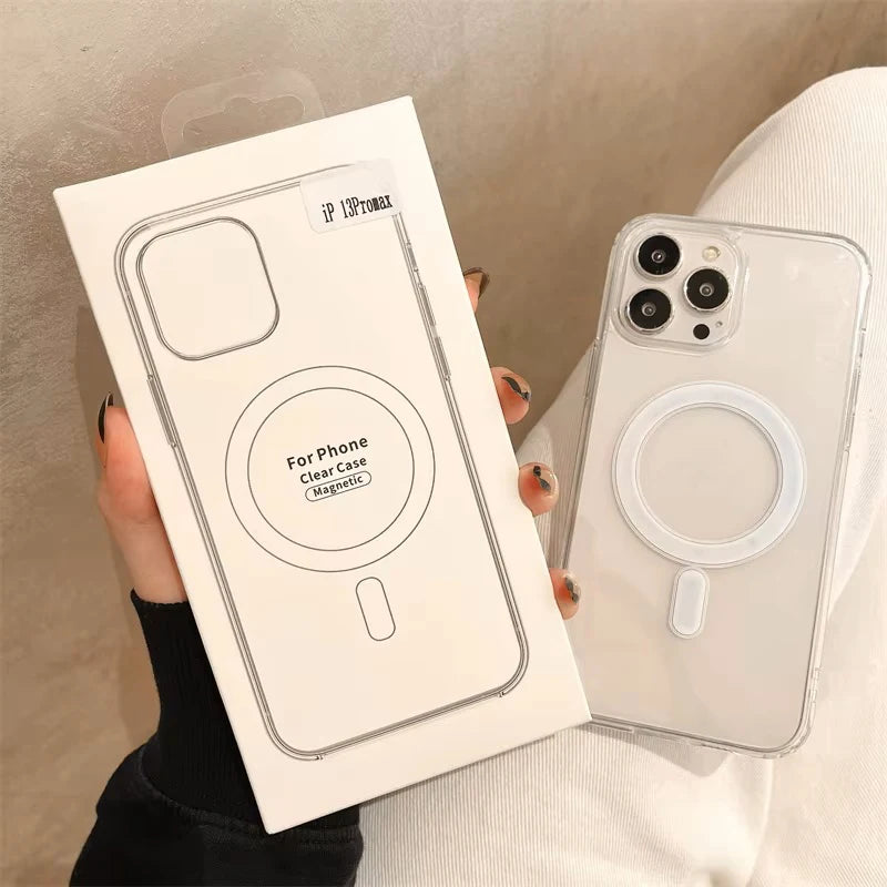 Original Transparent pour Recharge magnétique sans fil Magsafe