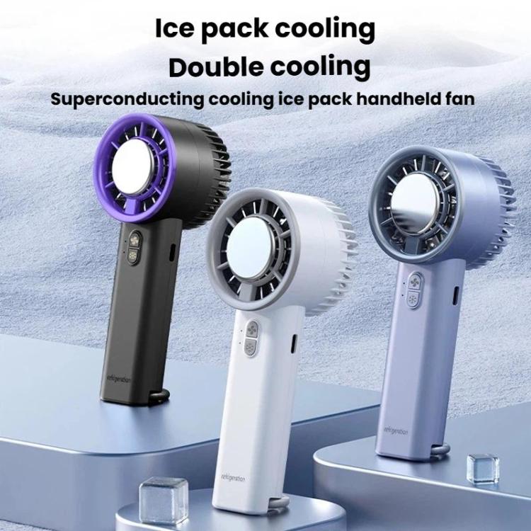 Ventilateur à main portable rafraîchissant à glace