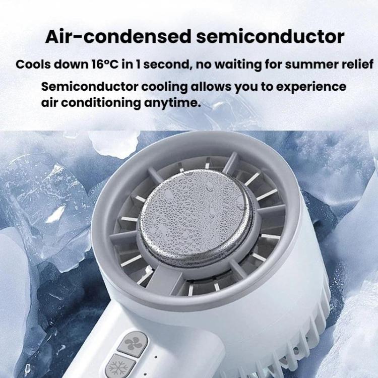 Ventilateur à main portable rafraîchissant à glace