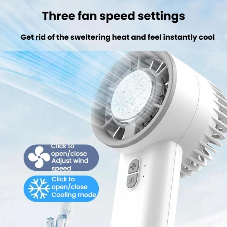 Ventilateur à main portable rafraîchissant à glace