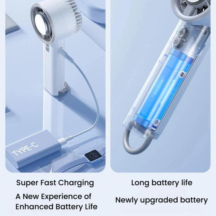 Portable Ice Cooling Handheld Fan