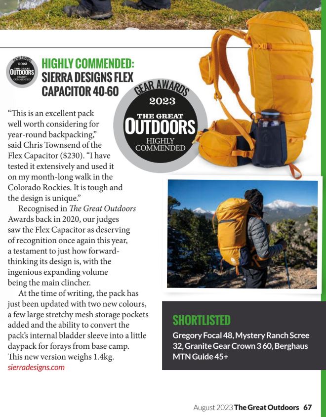 Sierra Designs 40 - 60L Flex Capacitor Rucksack