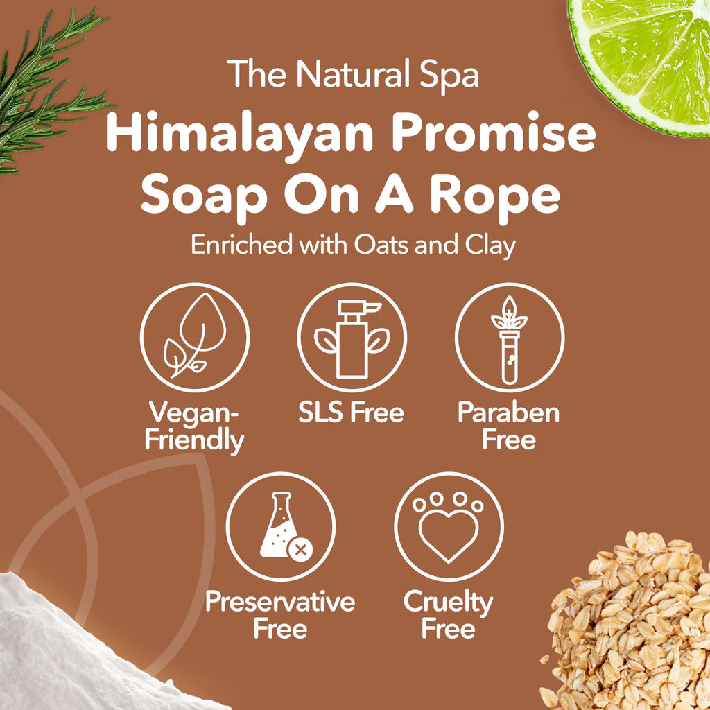 Savon Himalayan Promise | Romarin, citron vert et sel rose de l'Himalaya | Savon artisanal naturel | Soin végétalien sans plastique | 2 styles disponibles