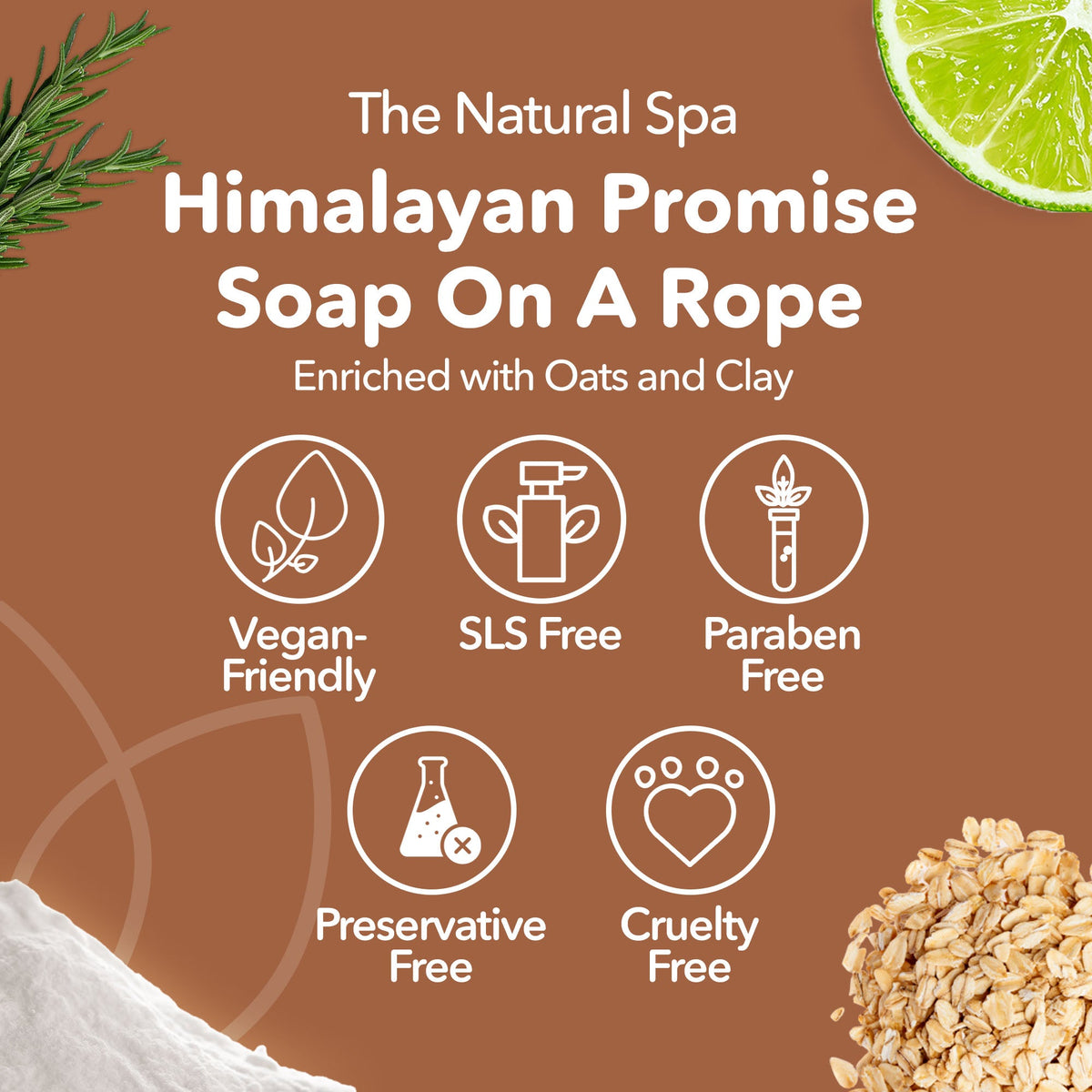 Savon Himalayan Promise | Romarin, citron vert et sel rose de l'Himalaya | Savon artisanal naturel | Soin végétalien sans plastique | 2 styles disponibles