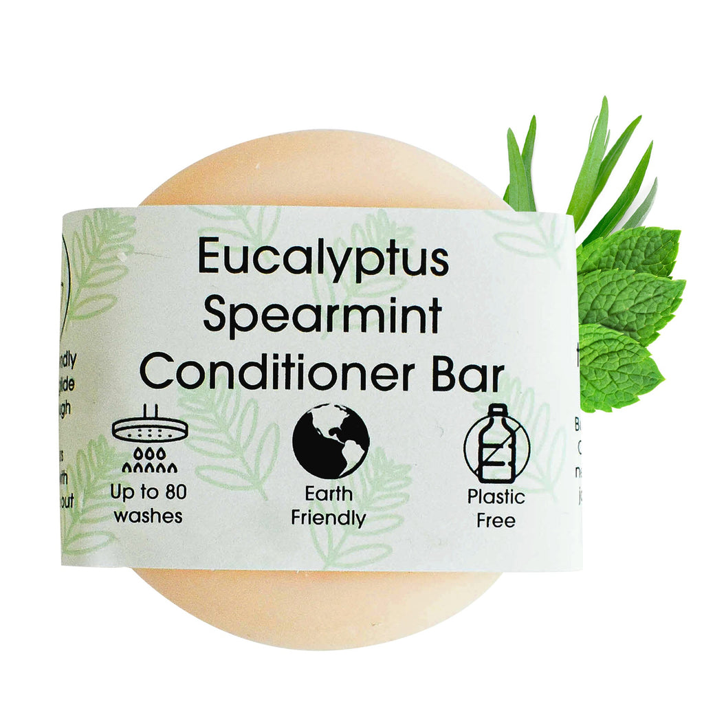 Spearmint and Eucalyptus , Solid Conditioner Bar
