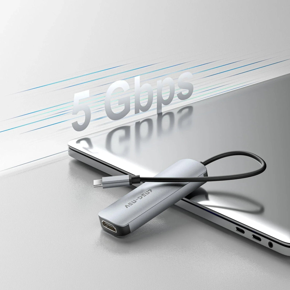 USB C 4 in 1 Hub Multifunction Adaptor with USB 2.0