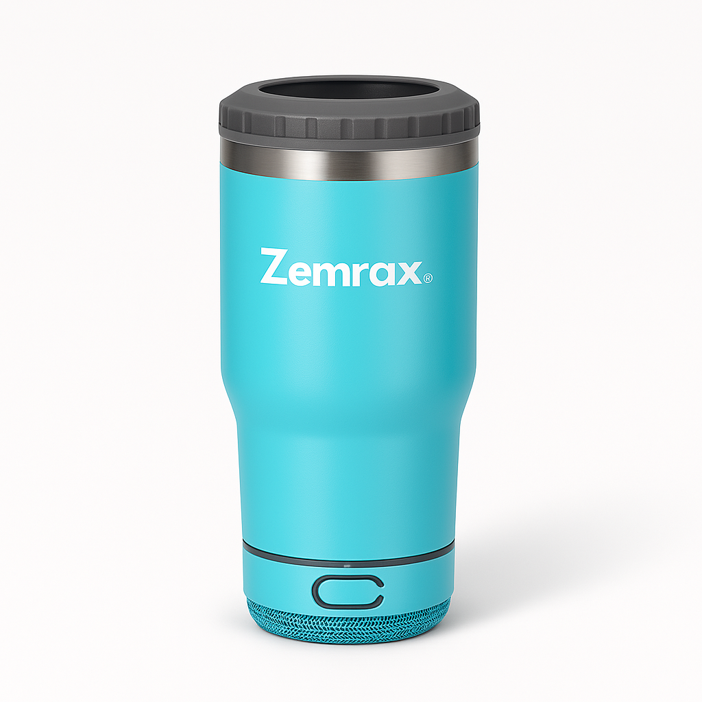 Gobelet 4-en-1 Zemrax avec haut-parleur Bluetooth