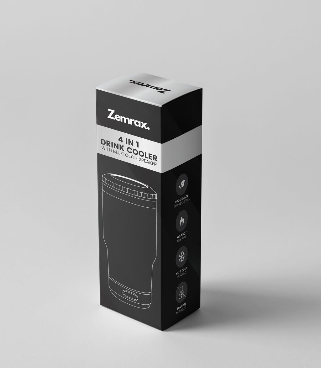 Gobelet 4-en-1 Zemrax avec haut-parleur Bluetooth