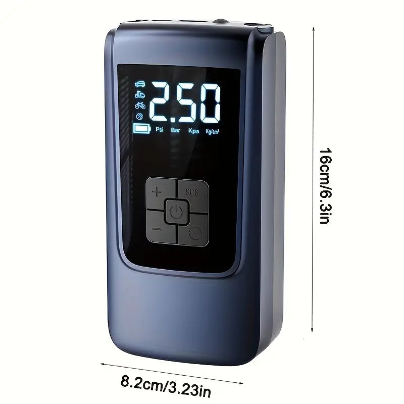 Portable Car Tyre Inflator with LED Light