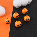 Halloween 16mm Straight Hole Pumpkin Ghost Bulk Wooden