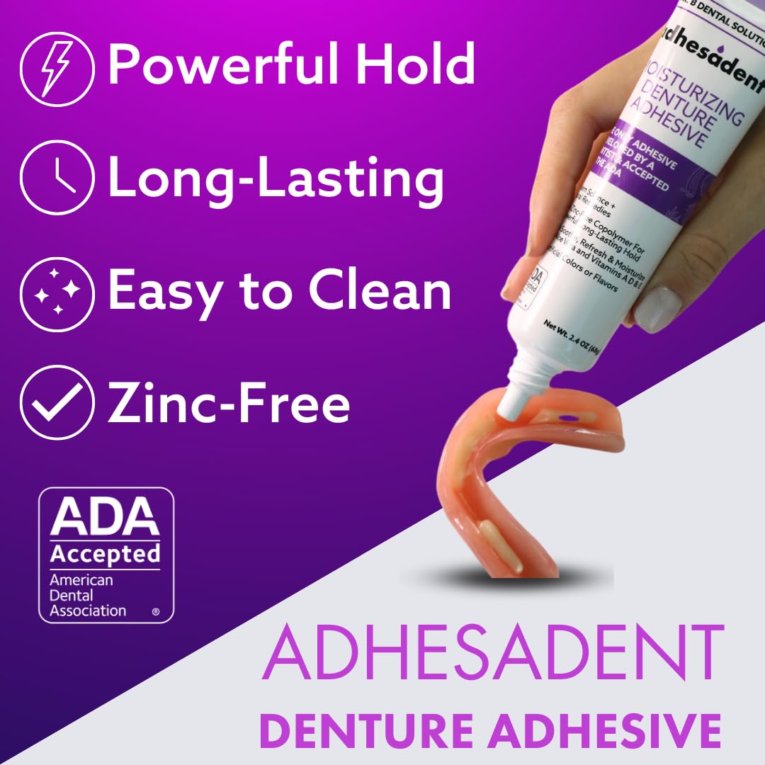 Adhésif hydratant pour prothèses dentaires Dr. B Adhesadent