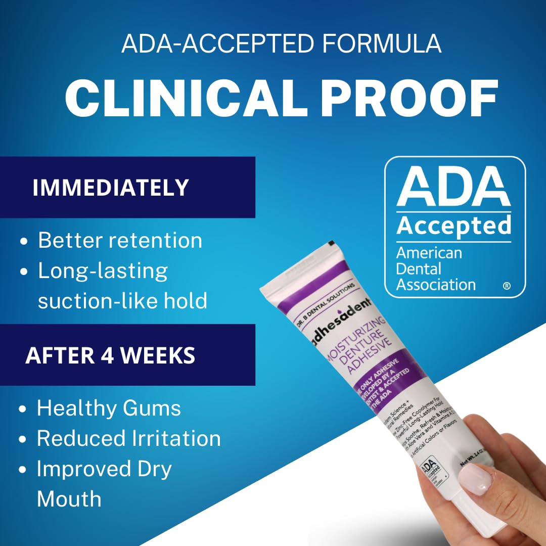 Dr. B Adhesadent Moisturizing Denture Adhesive