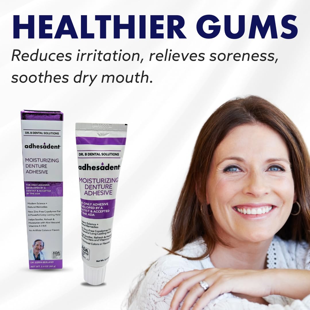 Dr. B Adhesadent Moisturizing Denture Adhesive