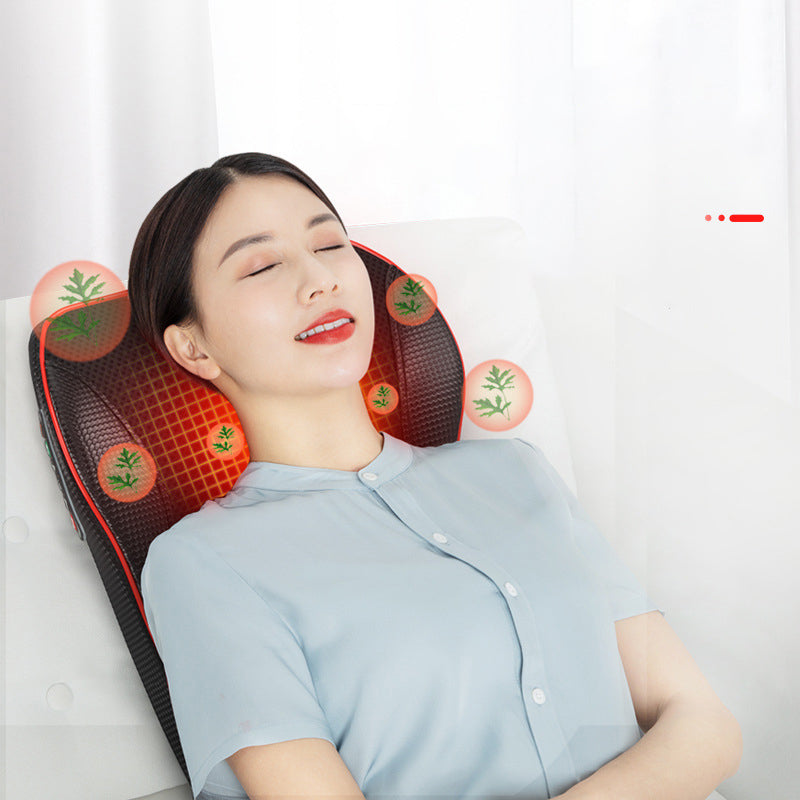Electric back massager pillow massage body neck with