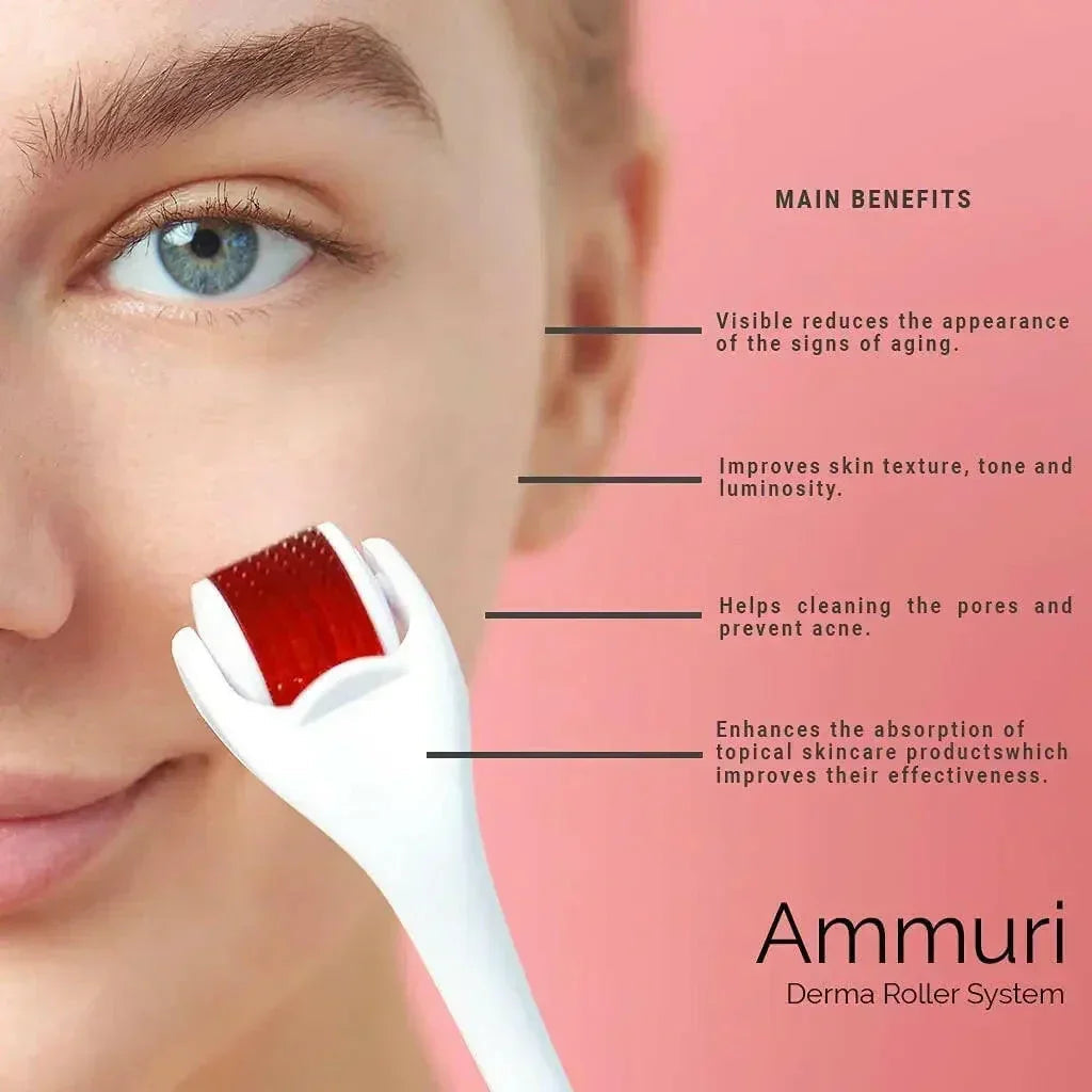 Derma Roller Titanium System for Skin