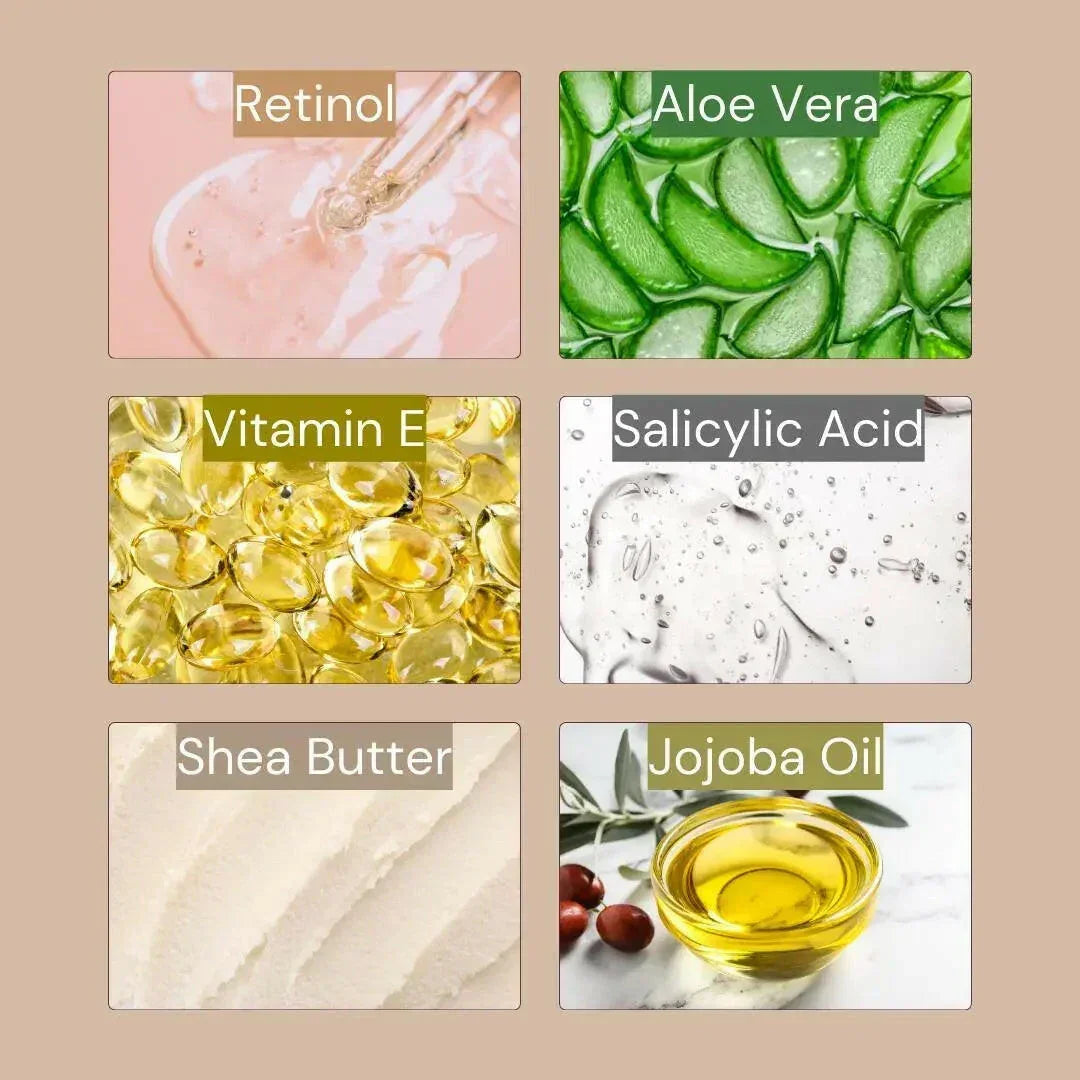 Retinol Facial Scrub & Exfoliating Cream for Smooth