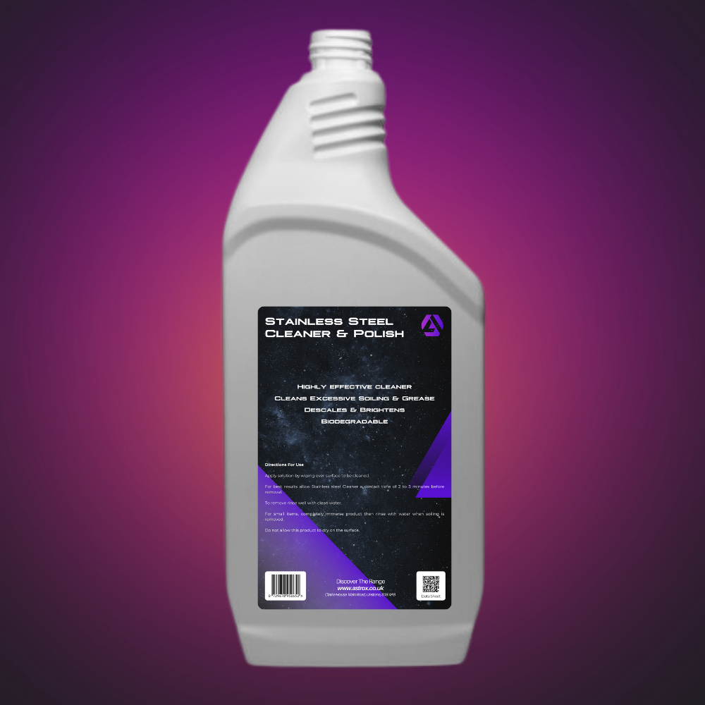 Nettoyant et Polissant pour Acier Inoxydable Astrox - Vaporisateur 750ml