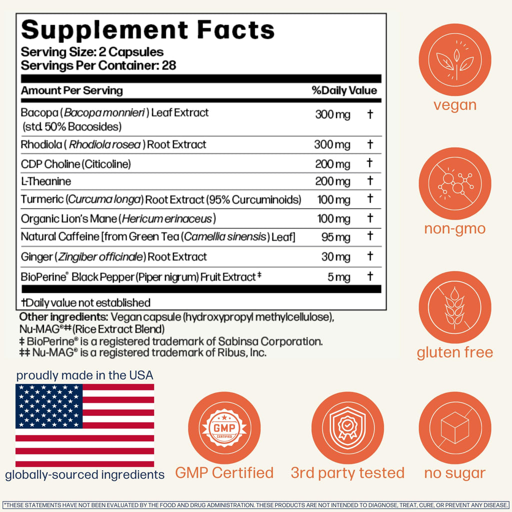 Premium Nootropic - Focus & Elevate