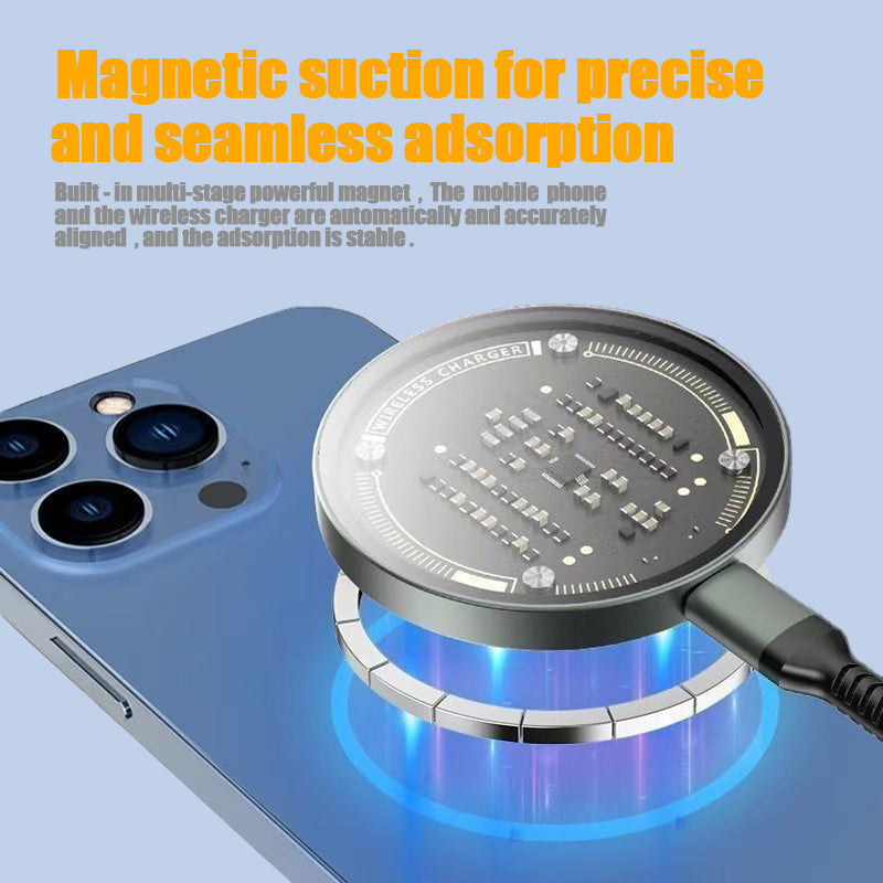 The Qi Wireless Charger 15w Magnetic Wireless Fast