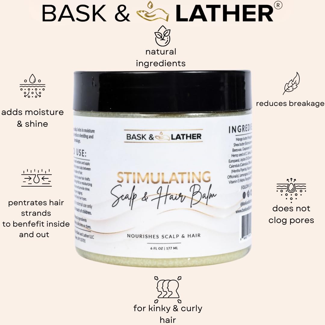 Baume stimulant cuir chevelu et cheveux
