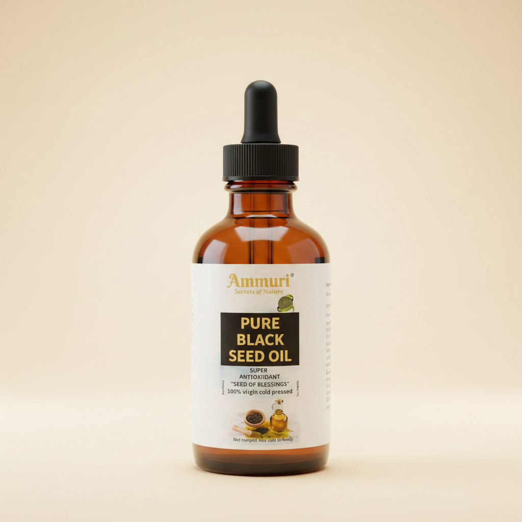 Pure Organic Black Seed Oil for Skin, Hair