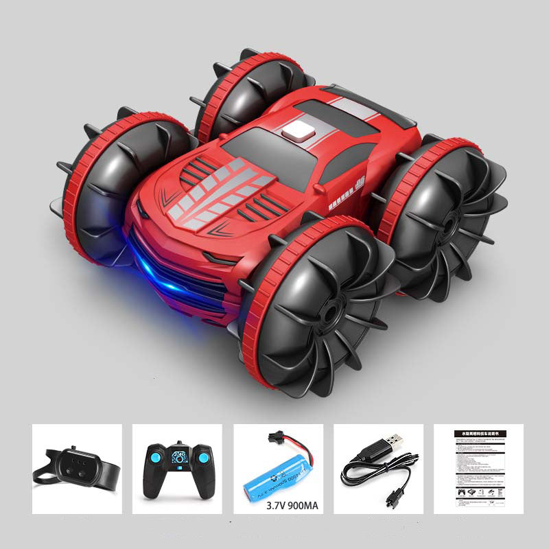 2.4G 4WD Stunt Car Watch Dual Remote Control Children's