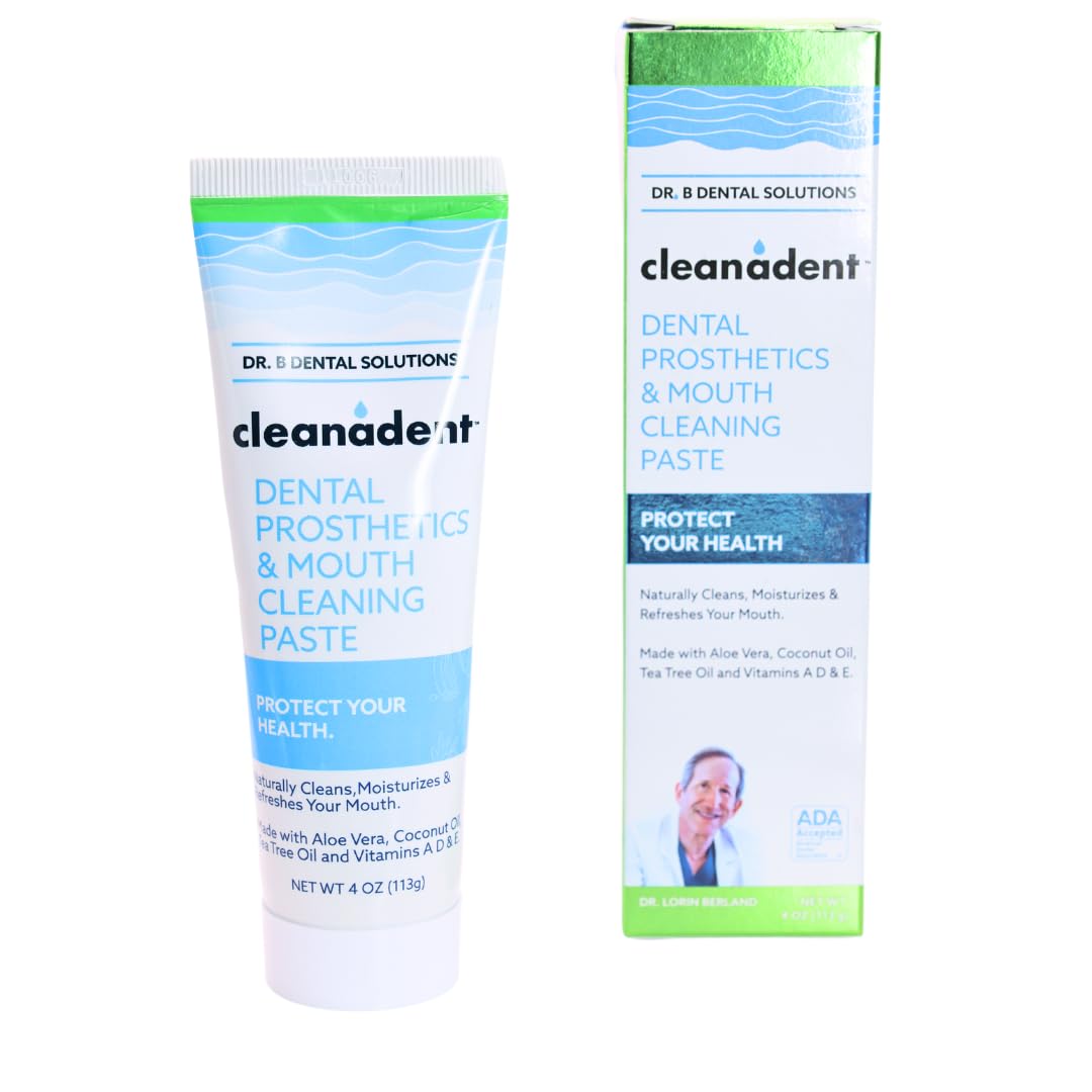 Cleanadent Dentifrice pour Prothèses Dentaires et Gencives - ADA