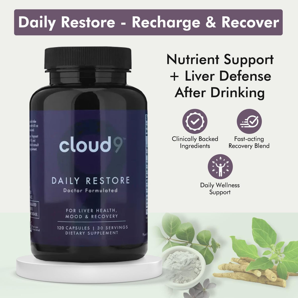 Cloud9 Daily Restore - Liver Detox & Recovery