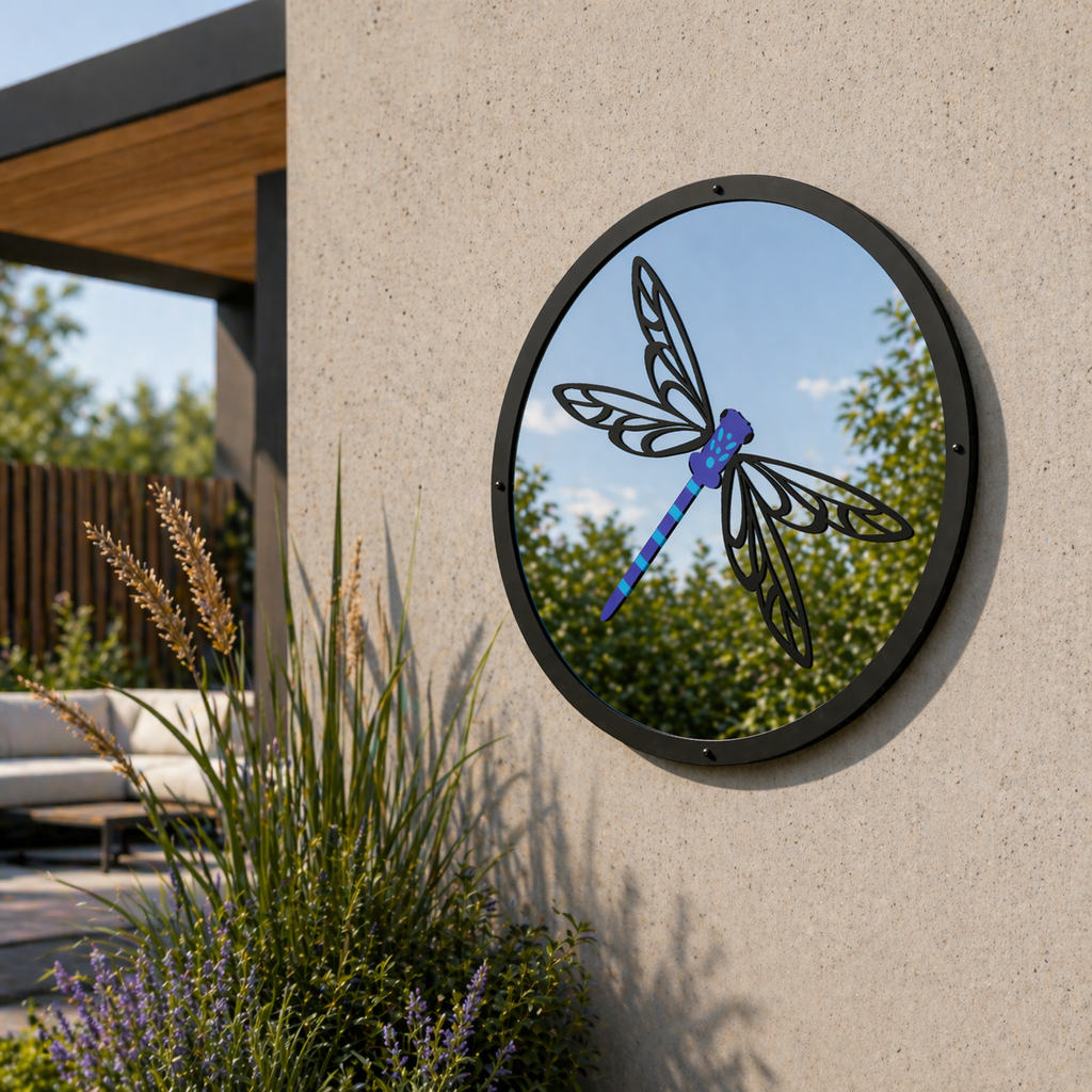 Dragonfly Garden Mirror