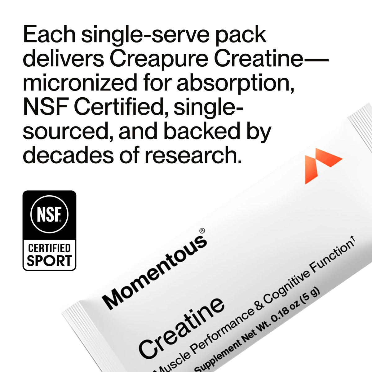 Momentous Creatine Monohydrate Powder - Creapure