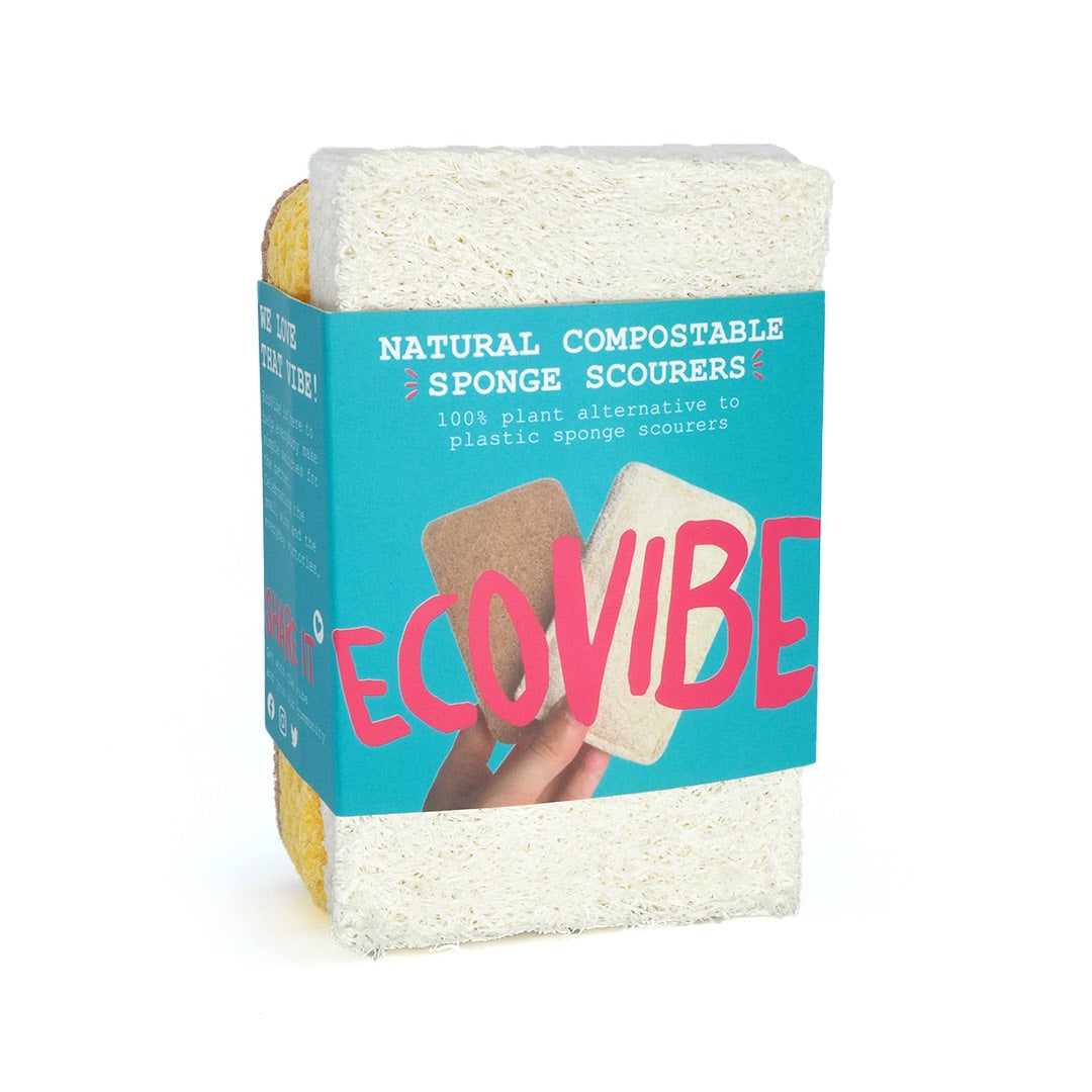 Compostable Eco - Scourers & Sponge Bundle