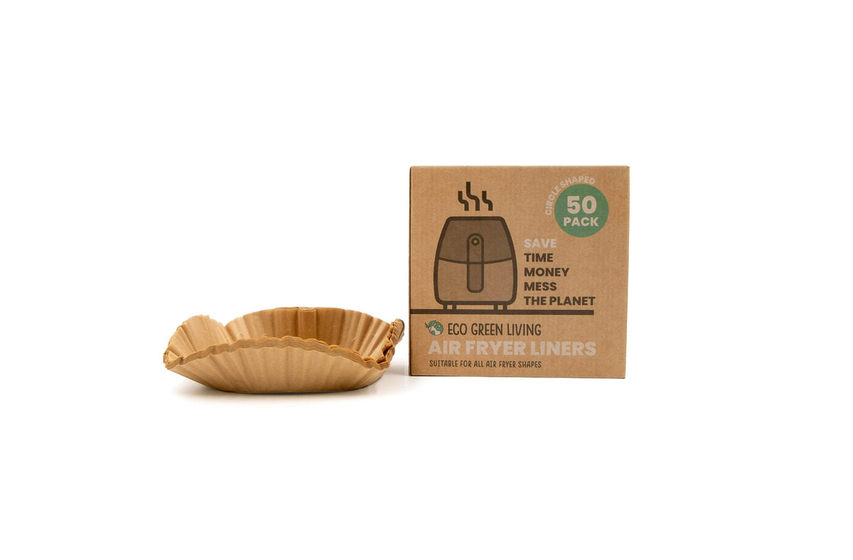 Sacs de cuisson compostables Eco Green Living pour friteuse à air chaud, lot de 50 – Sans plastique et résistants à la graisse