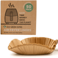 Sacs de cuisson compostables Eco Green Living pour friteuse à air chaud, lot de 50 – Sans plastique et résistants à la graisse