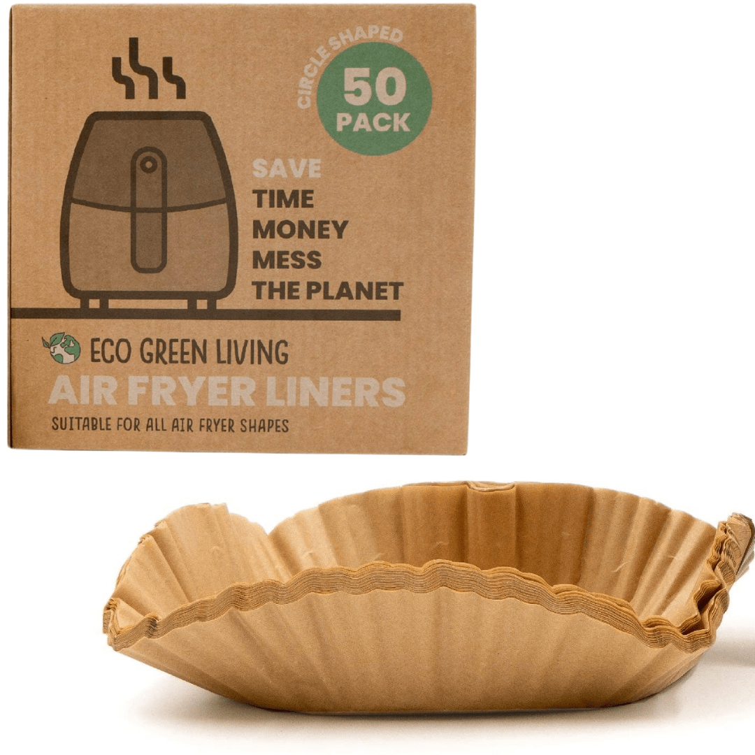 Sacs de cuisson compostables Eco Green Living pour friteuse à air chaud, lot de 50 – Sans plastique et résistants à la graisse