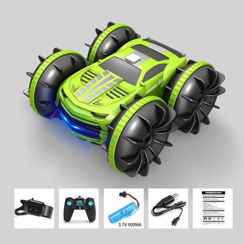 2.4G 4WD Stunt Car Watch Dual Remote Control Children's