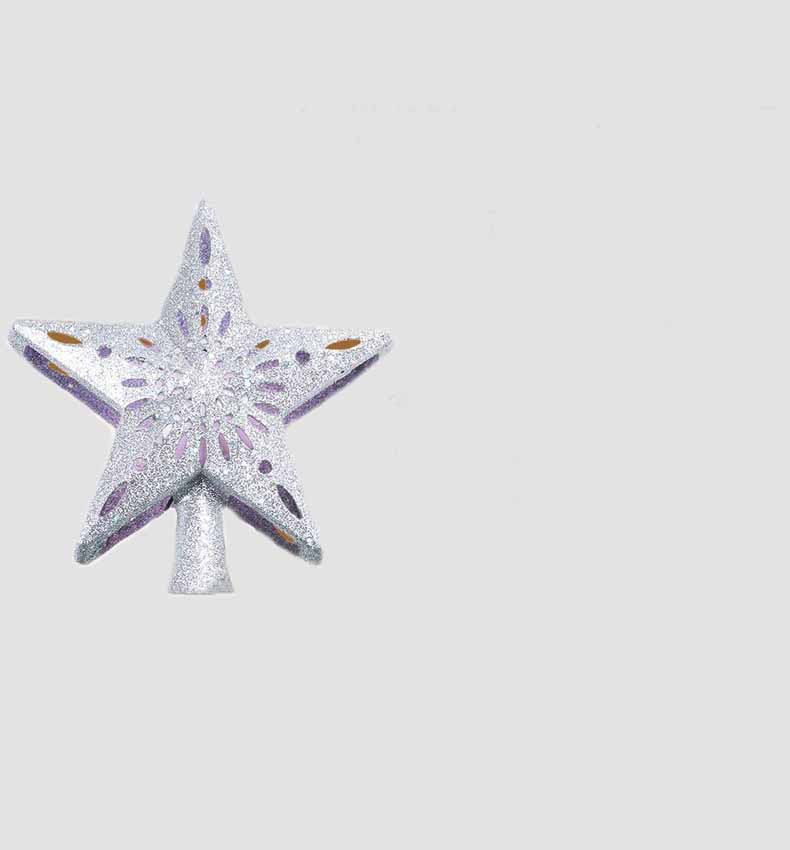 3D LED Christmas Tree Topper Star | Snowflake Projector