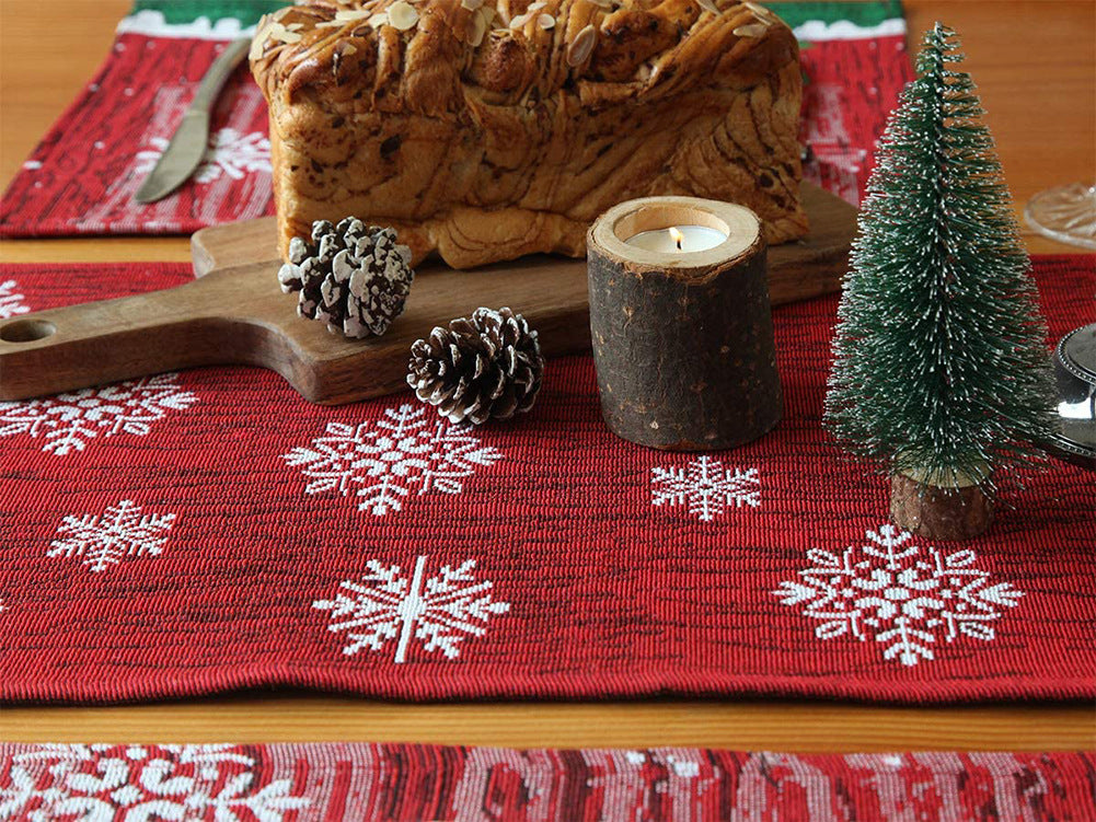 Christmas Tablecloth Decorations For Home Table Xmas