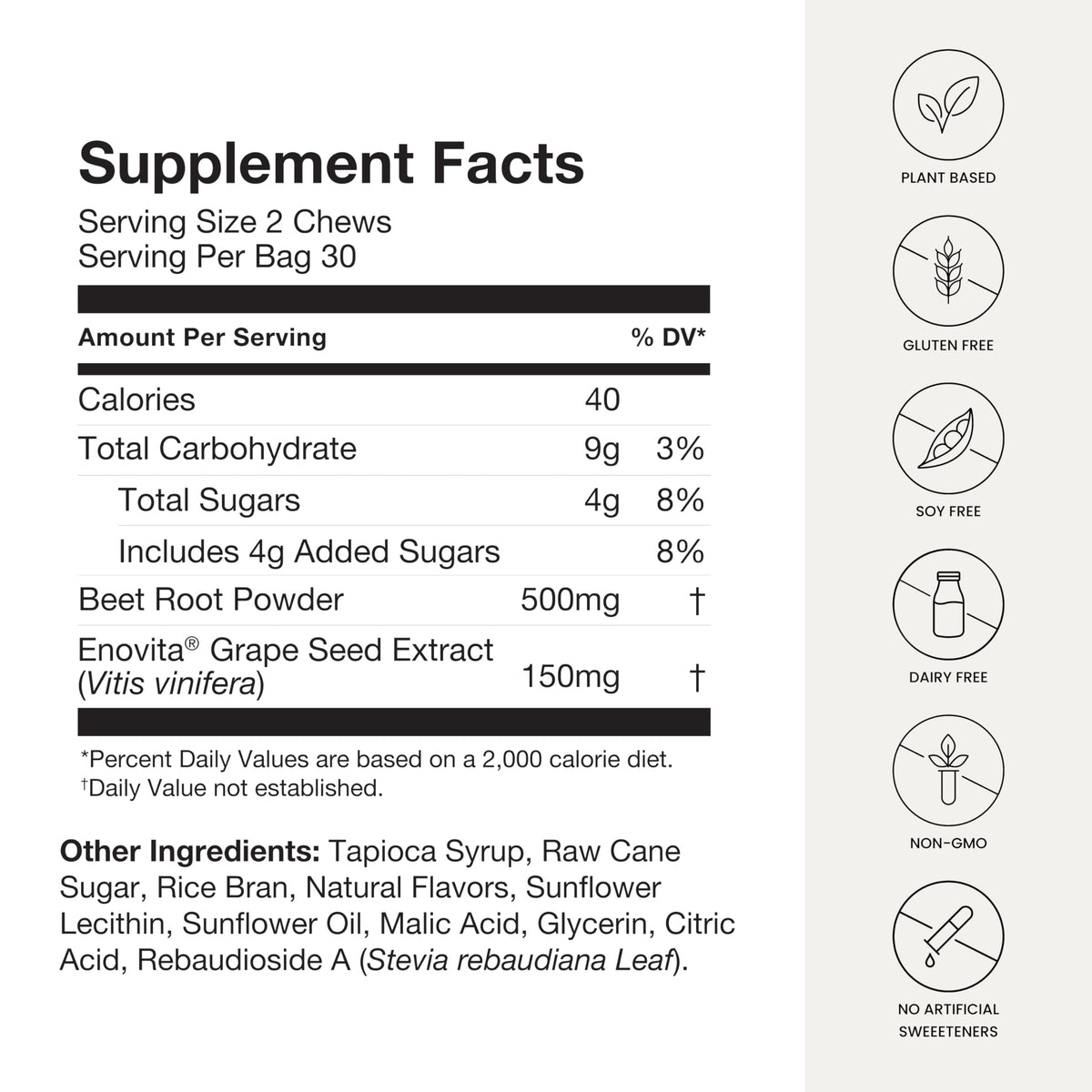 Humann SuperBeets Heart Chews - Nitric Oxide