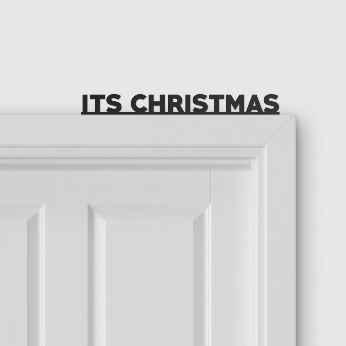IT'S CHRISTMAS door topper and door tag