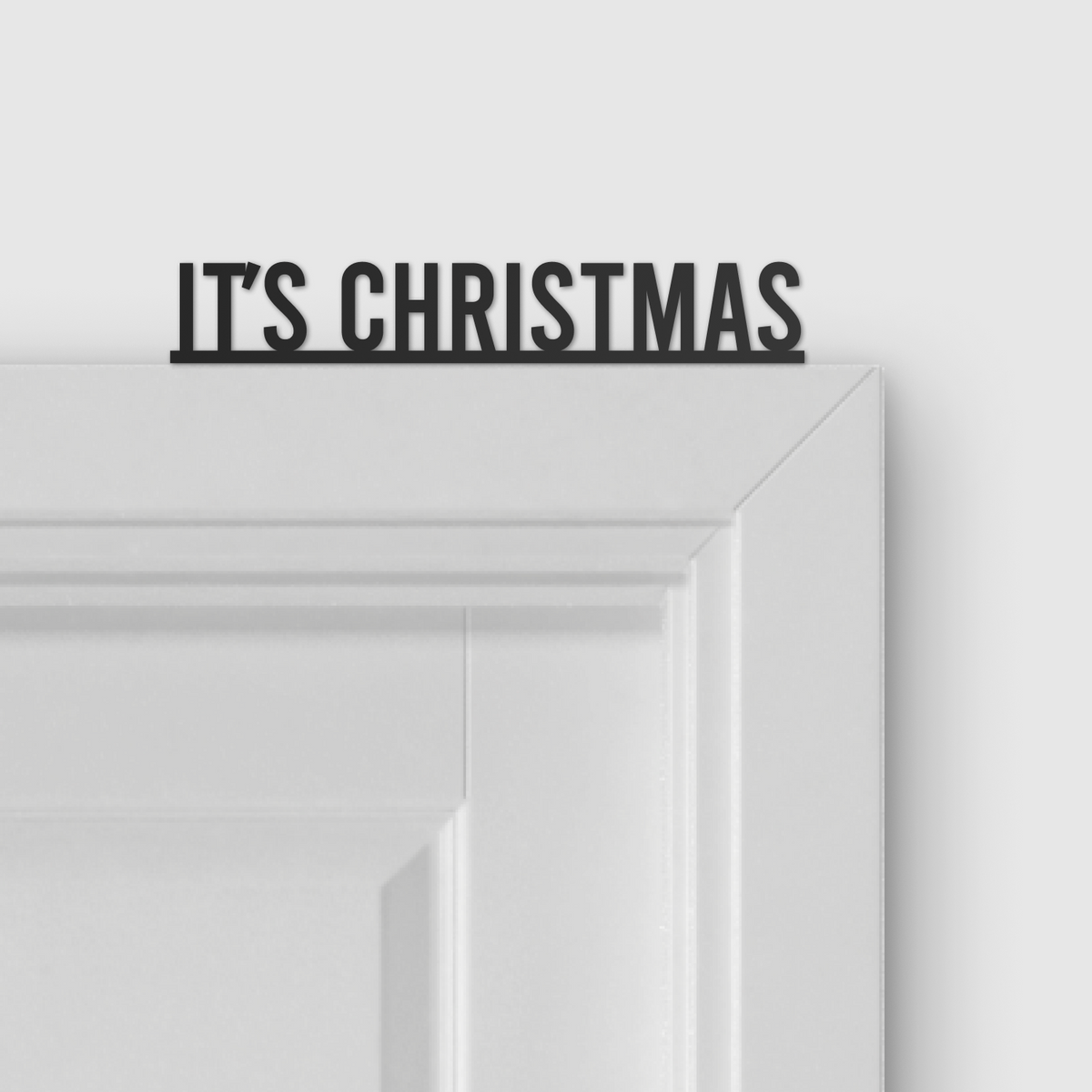 IT'S CHRISTMAS door topper and door tag