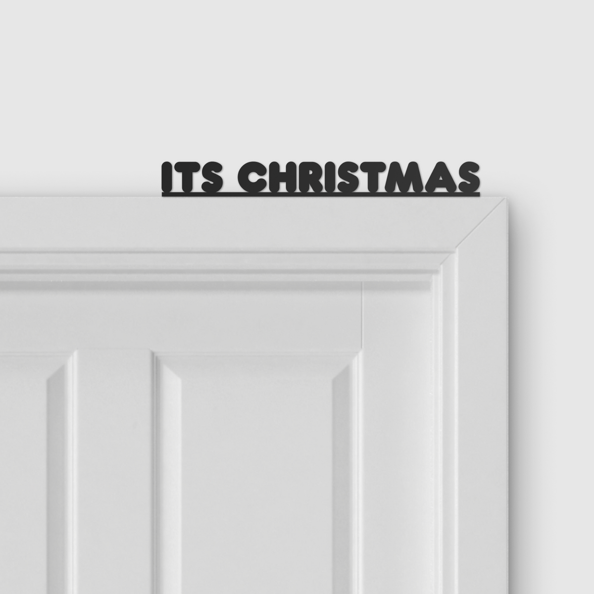 IT'S CHRISTMAS door topper and door tag